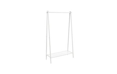 Songmics Kleiderständer mit Ablage, Weiss