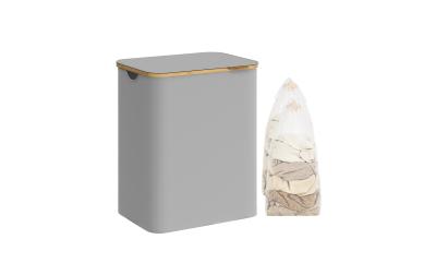 Songmics Wäschekorb, Grau