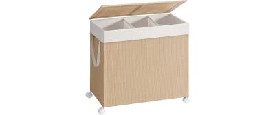 Songmics Wäschekorb Beige