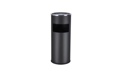 Songmics Standascher aus Stahl, Schwarz