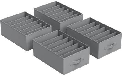 Songmics Aufbewahrungsboxen,4er Set, Grau