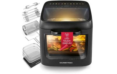 GOURMETmaxx Heissluft Ofen 1800W schwarz