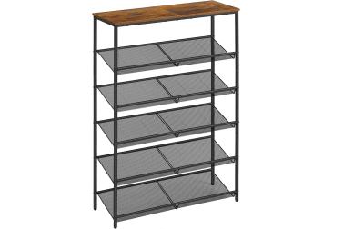 Vasagle Schuhgestell Industrial 5 Ablagen