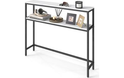 Vasagle Konsolentisch Schwarz-Marmor