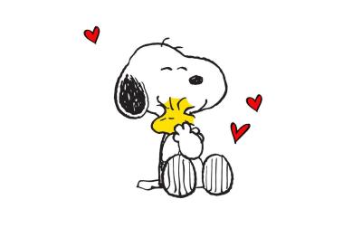 B+C Servietten Snoopy gross