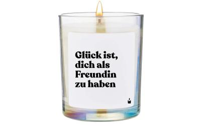 ChattyCandles Duftkerze Glück ist, dich als