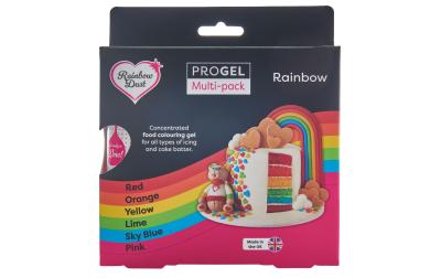 ProGel Lebensmittelfarben Set Regenbogen