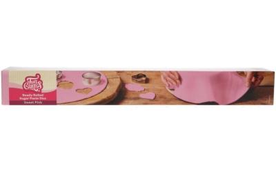 Ausgerollte Fondant Decke - Pink