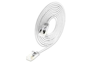 Slim Wirewin Patchkabel: U/FTP, 15cm, weiss