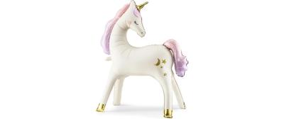 Partydeco Folienballon Einhorn stehend