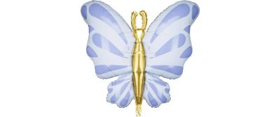 Partydeco Folienballon Schmetterling