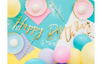Partydeco Girlande Happy Birthday