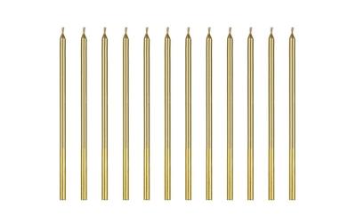 Partydeco Geburtstagskerzen glatt gold