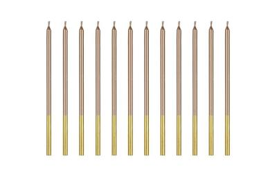 Partydeco Geburtstagskerzen glatt roségold
