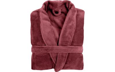 Tiseco Bademantel COSY unisex bordeaux L/XL