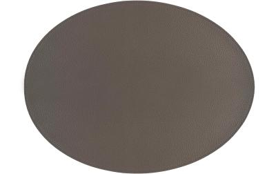 Tiseco Tischset oval Trudo grau