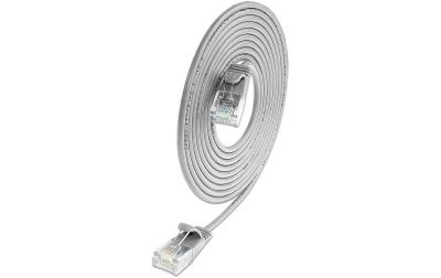 SLIM Patchkabel: U/UTP, 50cm, grau