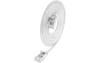 SLIM Patchkabel: U/UTP, 3m, weiss