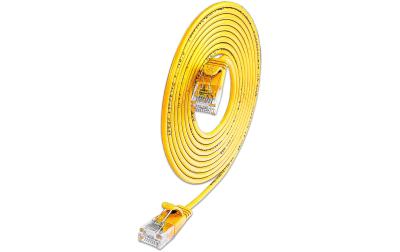 SLIM Patchkabel: U/UTP, 10m, gelb