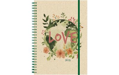 Simplex Schüleragenda Graspapier weekly A6