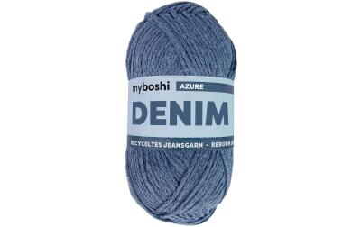 myboshi Wolle Denim Azure, mittelblau