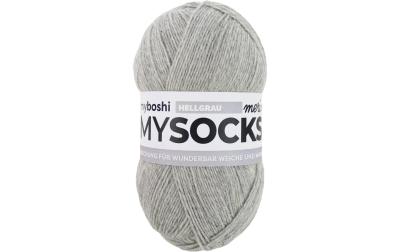 myboshi mysocks Merino melange Hellgrau