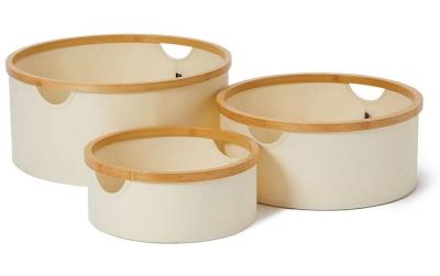 Lumaland Bambus Aufbewahrungsbox Set 3 Stk.