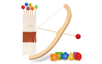 Bogenkönig Holzset Pfeilbogen 6 Pfeile