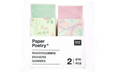 Rico Radiergummi SetHellgrün / Rot