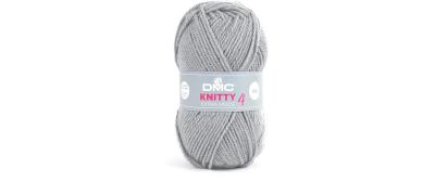 DMC Wolle Knitty 4 Mini, hellgrau