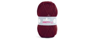 DMC Wolle Knitty 4 Mini, dunkelrot