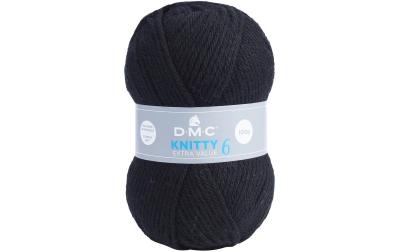 DMC Wolle Knitty 6 schwarz