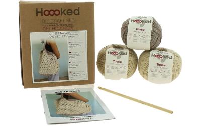 Hoooked H&auml;kelset Tasche