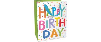 B+C Geschenktasche Happy Birthday