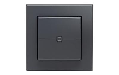 Homematic IP Wandtaster 2-fach, anthrazit