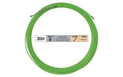 Einzugsband 3mm, 30m, PET