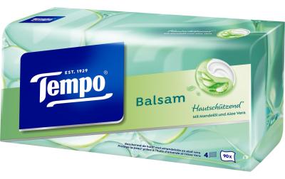 Tempo Box Balsam 90 Tücher