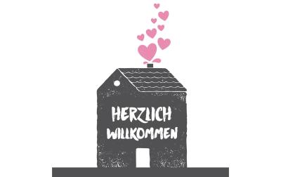 Paper+Design Servietten Willkommen