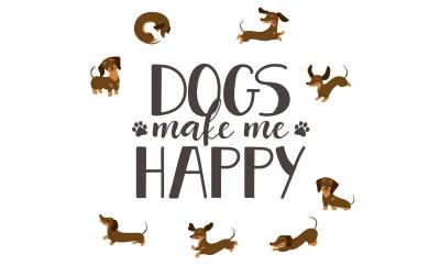 Paper+Design Servietten Dog Happy