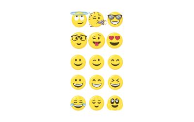 Paper+Design Taschentuch Smileys