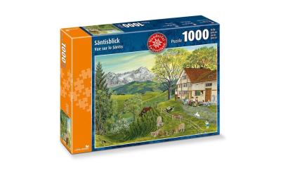 1000 Teile Puzzle Säntisblick