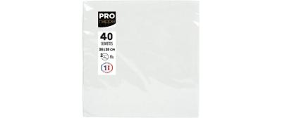 PRO nappe Servietten 38x38 cm, 40 Stück