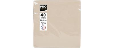 PRO nappe Servietten 38x38 cm, 40 Stück