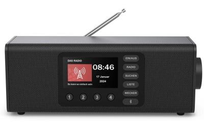 Hama Digitalradio DR2002, Stereo, Schwarz