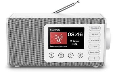 Hama Digitalradio DR1001, Weiss