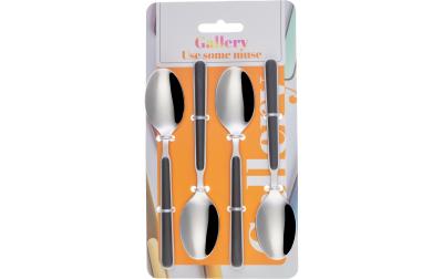 Sola Gallery Kaffeelöffel Set 4-tlg black