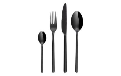 Sola Samara PVD schwarz Besteckset 16-tlg