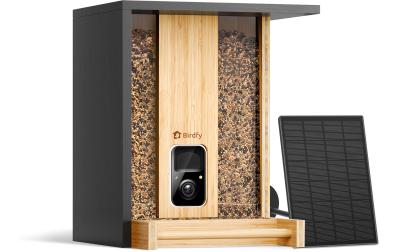 Birdfy Smartes FSC Bambus Vogelhaus