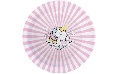 ScrapCooking Pappteller Einhorn D23cm
