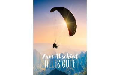 Cart Gl&uuml;ckwunschkarte Abschied